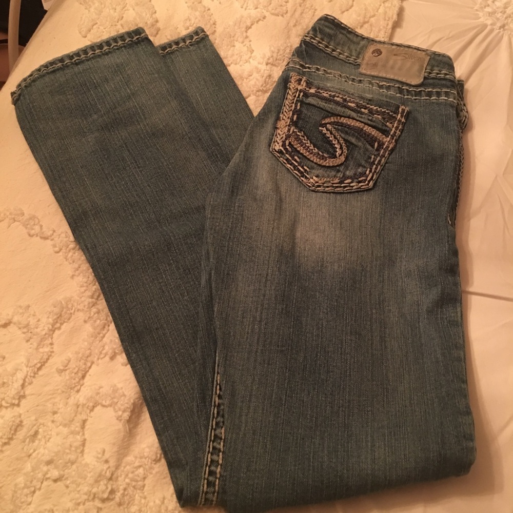 Silver jeans